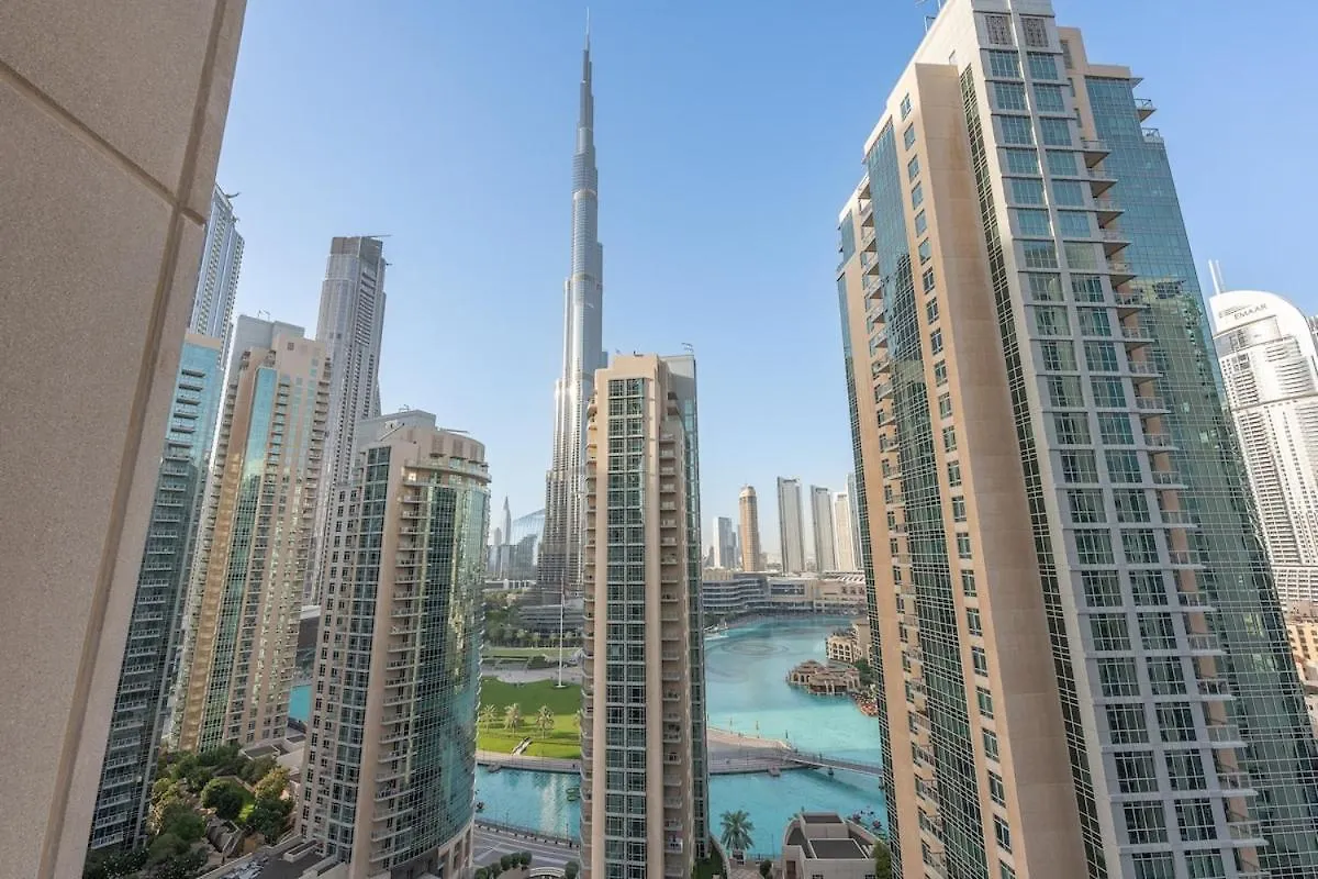 Elite 2-Bedroom Flat In Downton With Burj Khalifa View! Dubai Apartment