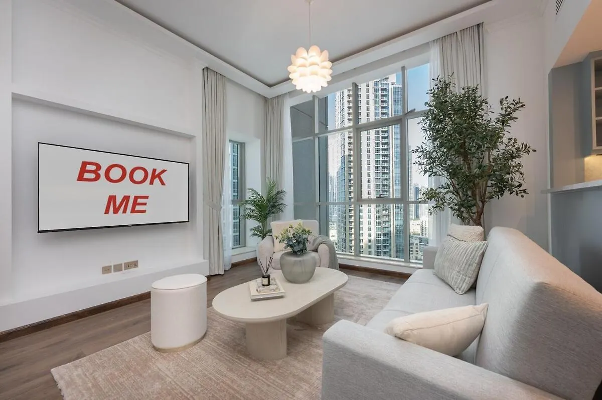 Elite 2-Bedroom Flat In Downton With Burj Khalifa View! Dubai Apartment
